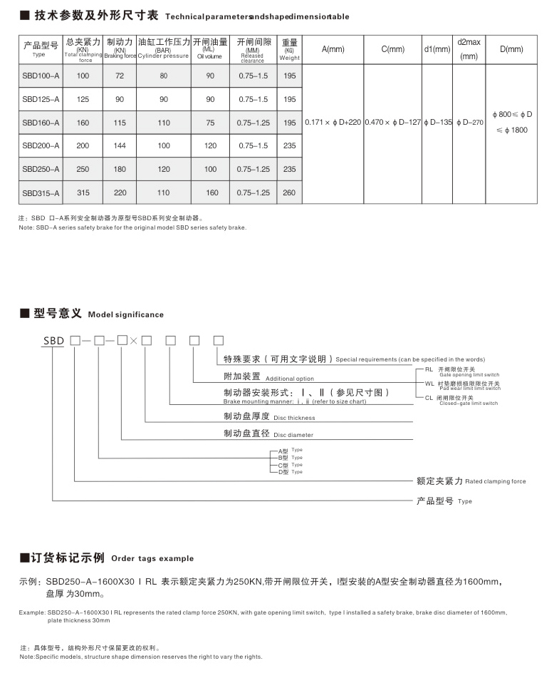 SB、SBD系列安全制動(dòng)器05